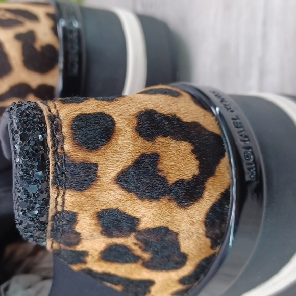 Michael Kors Calf Hair & Neoprene Sneakers - Picture 6 of 10